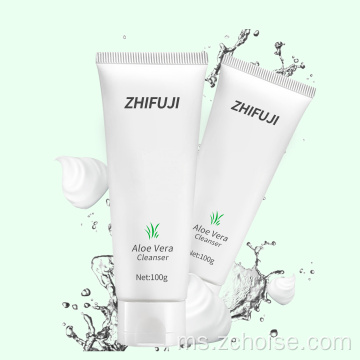 gel pencuci muka aloe vera organik semulajadi